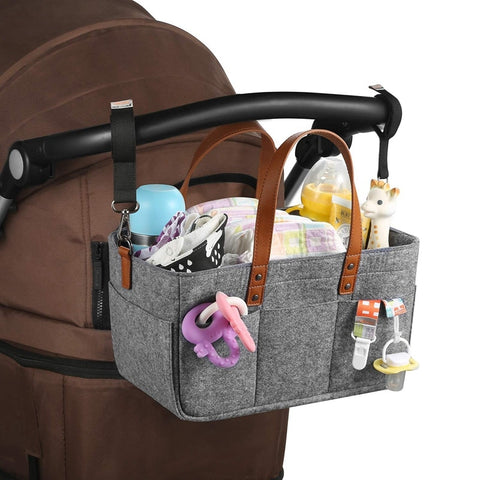 Baby Diaper Organizer Portable Holder Bag for Changing Table Car Newborn Caddy Nappy Bag Maternity Nursery Organizer Storage Bin