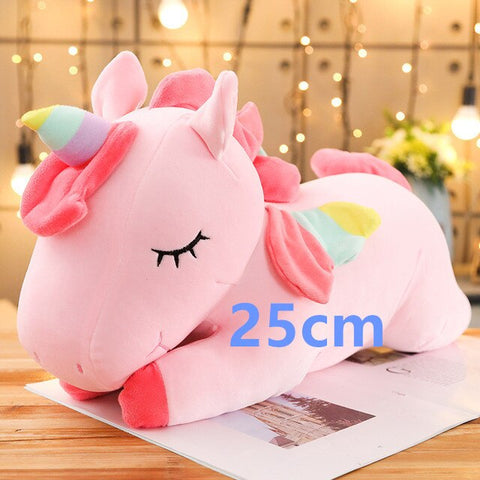 2021 New Arrival large unicorn plush toys cute pink white horse soft doll stuffed animal big toys for children birthday gift