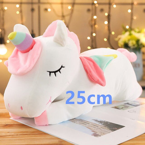 2021 New Arrival large unicorn plush toys cute pink white horse soft doll stuffed animal big toys for children birthday gift