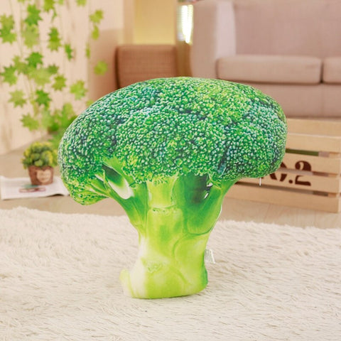 Babiqu Simulation Vegetables Shape Plush Toys Stuffed Pillow Cushion Plush toys Nap Pillow Broccoli for Kid&#39;s Christmas gifts