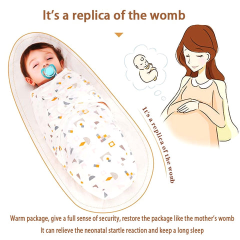 Babies Sleeping Bags Newborn Baby Cocoon Swaddle Wrap Envelope 100%Cotton 0-6 Months Baby Blanket Swaddling Wrap Sleepsack