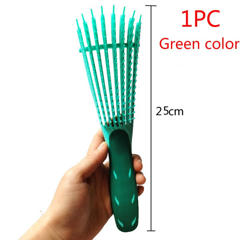 Detangling Massage Scalp Hair Brush Comb Women Styling Tool Afro African 4C Kinky Wavy Curly Hair Product