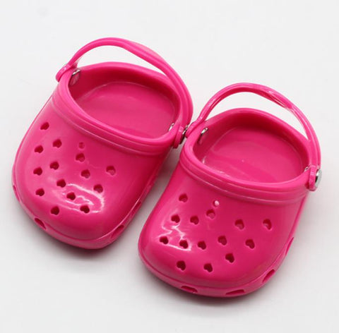 New Sandal Plastic Shoes For 43cm Baby Dolls 17 inch Born Dolls Shoes