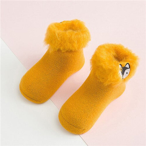 Lawadka Socks for Baby 3D Embroidery Cartoon Newborn Baby Socks Winter Warm Thick Infant Girls Boys Socks for Babies