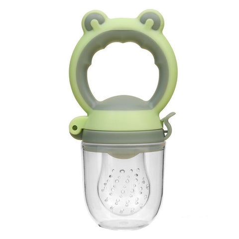 Baby Food Feeding Spoon Juice Extractor Pacifier cup Molars Baby feeding bottle Silicone Gum Fruit Vegetable Bite Eat Auxiliary