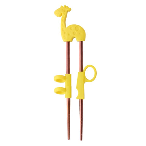 2Pairs Children Chopsticks For Kids Baby Staniless Steel Cartoon Learning Reusable Training Helper Chopsticks Home Baby Products