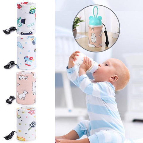 Baby Bottle Thermostat Non Toxic Feeding Bottle Warmer Car Low Voltage and Low Current Heating Heating Safety Accessories USB