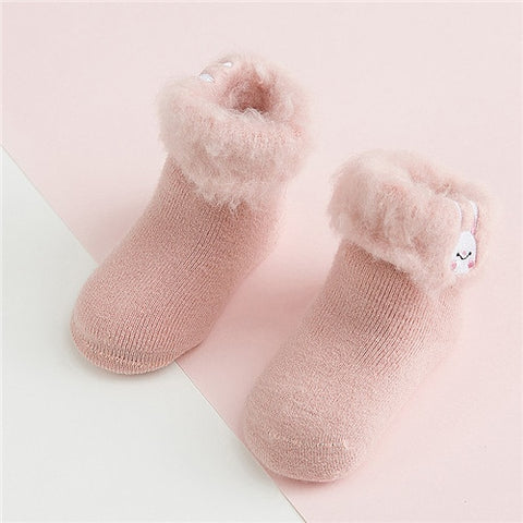 Lawadka Socks for Baby 3D Embroidery Cartoon Newborn Baby Socks Winter Warm Thick Infant Girls Boys Socks for Babies