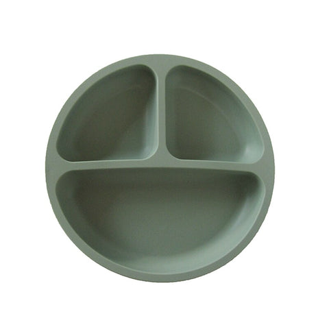 BPA Free Baby Silicone Suction Plate Kid Tableware Food Grade Silicone Non-Slip Baby Dish Infant Toddler Dinnerware