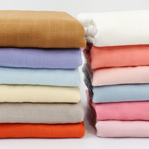 120x120cm Bamboo Blanket Swaddle Blankets Baby Muslin Swaddle Solid Plain Color Cotton Baby Blanket Newborn Infant
