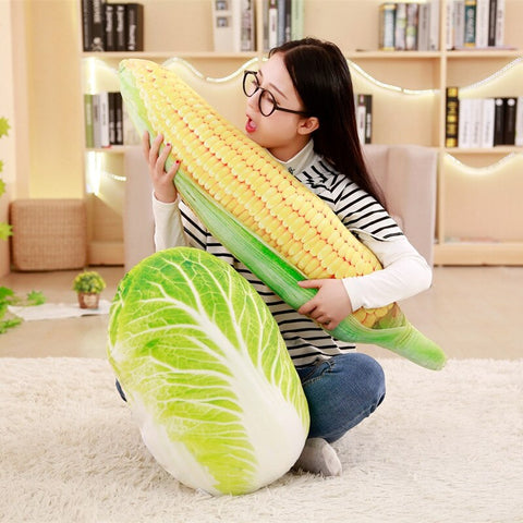 Babiqu Simulation Vegetables Shape Plush Toys Stuffed Pillow Cushion Plush toys Nap Pillow Broccoli for Kid&#39;s Christmas gifts