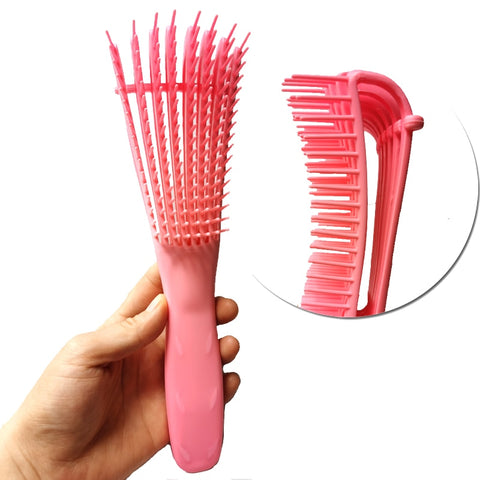 Detangling Massage Scalp Hair Brush Comb Women Styling Tool Afro African 4C Kinky Wavy Curly Hair Product