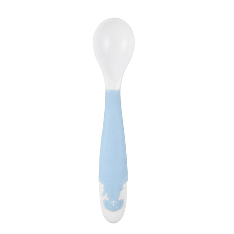 2Pcs Bendable Baby Spoon Fork Set Baby Toddler Infant Learning Tableware Flatware Utensils Baby Kids Cutlery with Storage Box