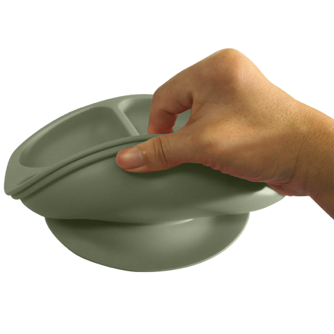 BPA Free Baby Silicone Suction Plate Kid Tableware Food Grade Silicone Non-Slip Baby Dish Infant Toddler Dinnerware