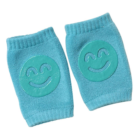 Baby Knee Pads Toddler Crawling Protector Toddler Legs Warmers Leg Protection Elbow Pads Baby Safety Cotton Non Slip Smiley