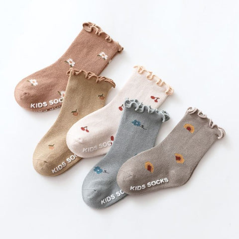 Baby Girls Socks Comfort Cotton Newborn Children Short Sock Kids Boy For 0-5 Years Child Clothes Accessories