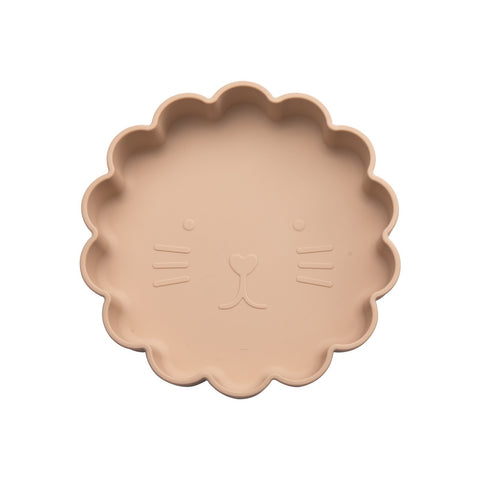 Silicone Baby Plate Food Grade Silicone Feeding Bowl Dining Plate  Cartoon Fox Dishes Suction Toddle Training Tableware Kid