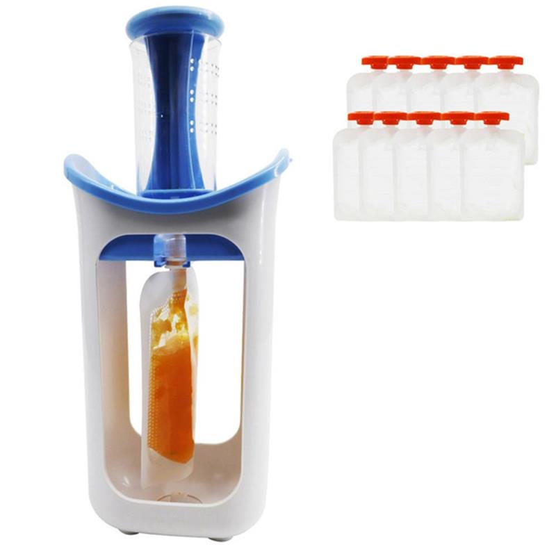Baby Food Maker Squeeze Food Station Food Dispenser Bags Food Maker  Fruit Container Storage Baby Feeding Maker