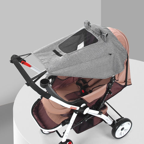 Baby Stroller Accessories Soft Breathable Yarn Sunshade Cover Baby Sun Protector Basket Stroller Cover Mosquito Net For Stroller
