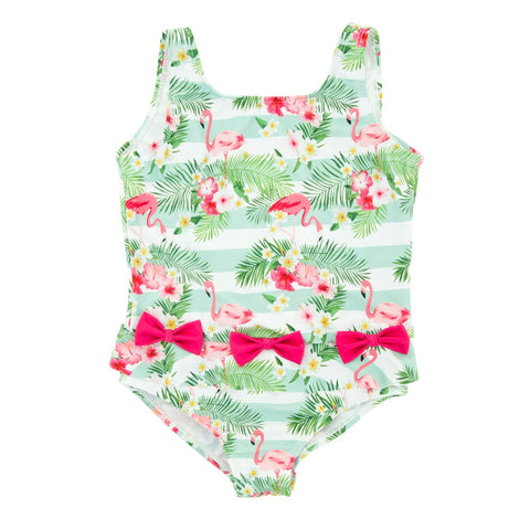 Honeyzone Summer Baby Girl Swimsuit Fused Polyester Spandex Cute Animal Kids Swimwear Baby Bikini Girl 1T-8T swimwear child