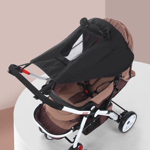 Baby Stroller Accessories Soft Breathable Yarn Sunshade Cover Baby Sun Protector Basket Stroller Cover Mosquito Net For Stroller