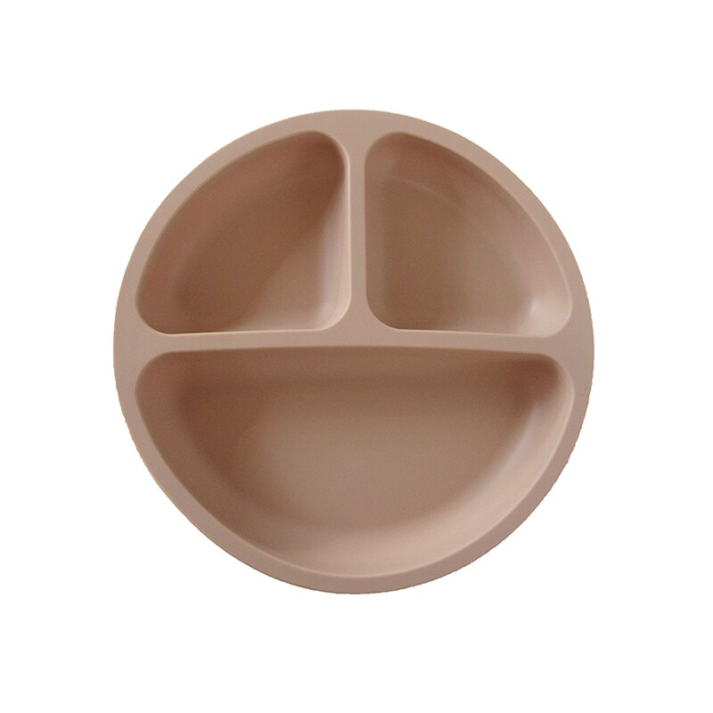 BPA Free Baby Silicone Suction Plate Kid Tableware Food Grade Silicone Non-Slip Baby Dish Infant Toddler Dinnerware
