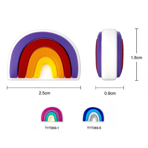 TYRY.HU 5pcs I Love Mom Dad Silicone Beads Baby Products Teething Toys For DIY Jewelry Making BPA Free Mordedor Silicone Beads