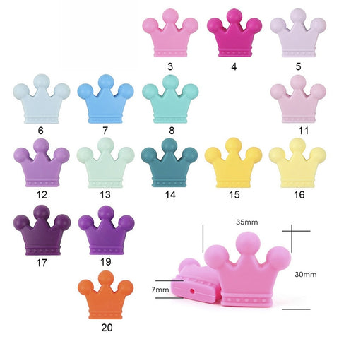 TYRY.HU 5pcs I Love Mom Dad Silicone Beads Baby Products Teething Toys For DIY Jewelry Making BPA Free Mordedor Silicone Beads