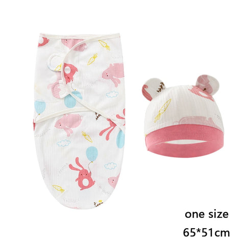 Babies Sleeping Bags Newborn Baby Cocoon Swaddle Wrap Envelope 100%Cotton 0-6 Months Baby Blanket Swaddling Wrap Sleepsack