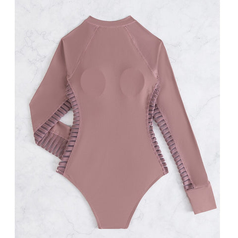 2023 Surfing Sport Swimsuit One Piece Long Sleeves Women Swimwear Skeleton Zipper High Quality Bath Suit Halloween Costumes