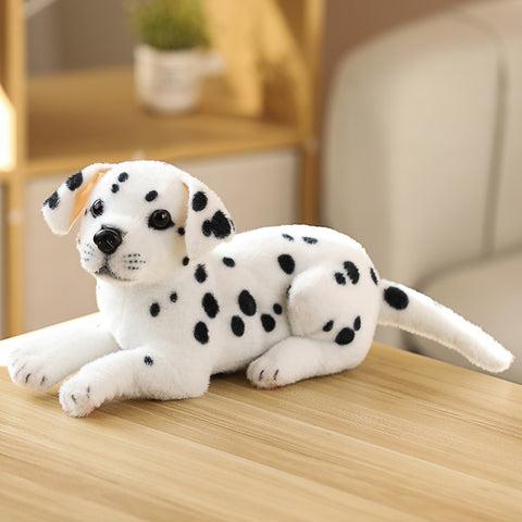 Simulation Plush Dogs Toy Look Alike Husky Dalmatians Akita Miguel Sharpie Puppy Dolls Lovely Stuffed Toys Kids Birthday Gift