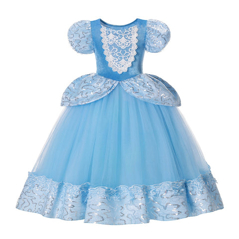 Frozen Girls Costumes Elsa Dress Halloween Party Cosplay Princess Clothes Snow Queen Children Fancy Dress Up Xmas Role Playing