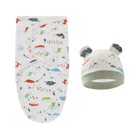 Babies Sleeping Bags Newborn Baby Cocoon Swaddle Wrap Envelope 100%Cotton 0-6 Months Baby Blanket Swaddling Wrap Sleepsack
