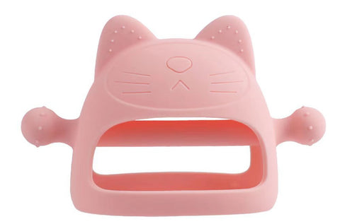 Nontoxic Silicone Baby Kids Child Finger Guard Stop Thumb Sucking Wrist Band Baby Pacifier Mitt Teething Mitten teether Glove