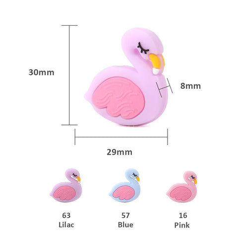 TYRY.HU 5pcs I Love Mom Dad Silicone Beads Baby Products Teething Toys For DIY Jewelry Making BPA Free Mordedor Silicone Beads
