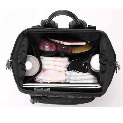 5pcs/Set Fashion Mummy Maternity Nappy Bag Large Capacity Nappy Bag Travel Backpack Nursing Bag for Baby Care Women Fashion Bag