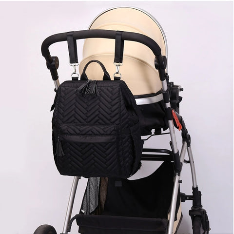 5pcs/Set Fashion Mummy Maternity Nappy Bag Large Capacity Nappy Bag Travel Backpack Nursing Bag for Baby Care Women Fashion Bag