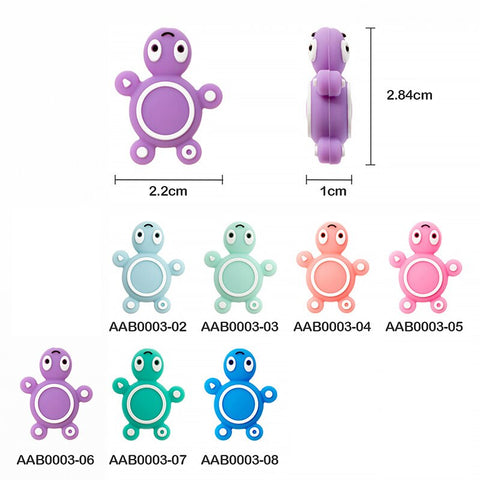 TYRY.HU 5pcs I Love Mom Dad Silicone Beads Baby Products Teething Toys For DIY Jewelry Making BPA Free Mordedor Silicone Beads