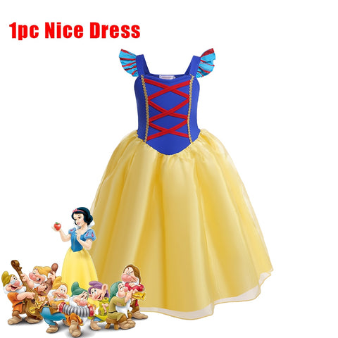Frozen Girls Costumes Elsa Dress Halloween Party Cosplay Princess Clothes Snow Queen Children Fancy Dress Up Xmas Role Playing