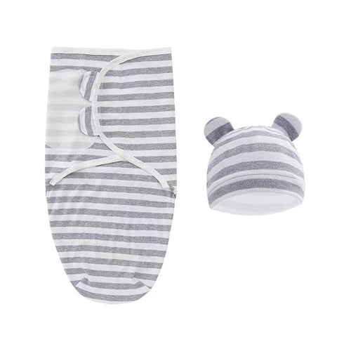 Babies Sleeping Bags Newborn Baby Cocoon Swaddle Wrap Envelope 100%Cotton 0-6 Months Baby Blanket Swaddling Wrap Sleepsack