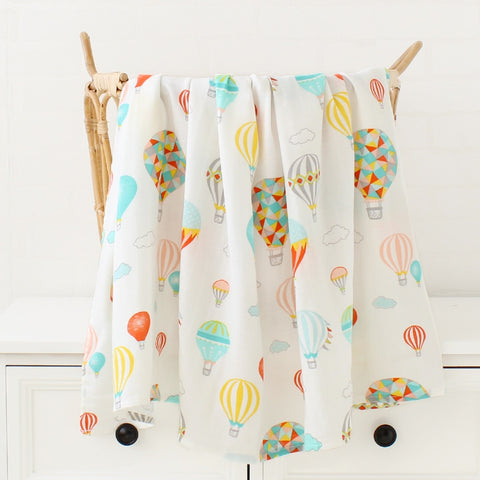 Bamboo Cotton Soft Baby Blankets Newborn Muslin Swaddle Blanket for Newborn Girl and Boy Baby Bath Towel