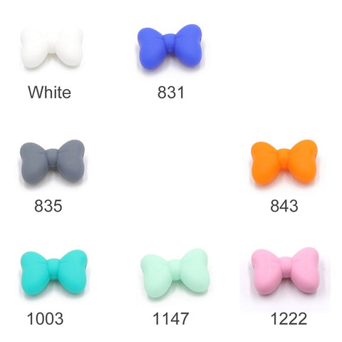 TYRY.HU 5pcs I Love Mom Dad Silicone Beads Baby Products Teething Toys For DIY Jewelry Making BPA Free Mordedor Silicone Beads