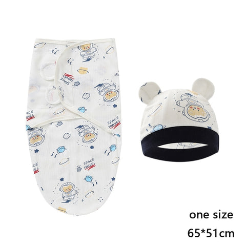 Babies Sleeping Bags Newborn Baby Cocoon Swaddle Wrap Envelope 100%Cotton 0-6 Months Baby Blanket Swaddling Wrap Sleepsack