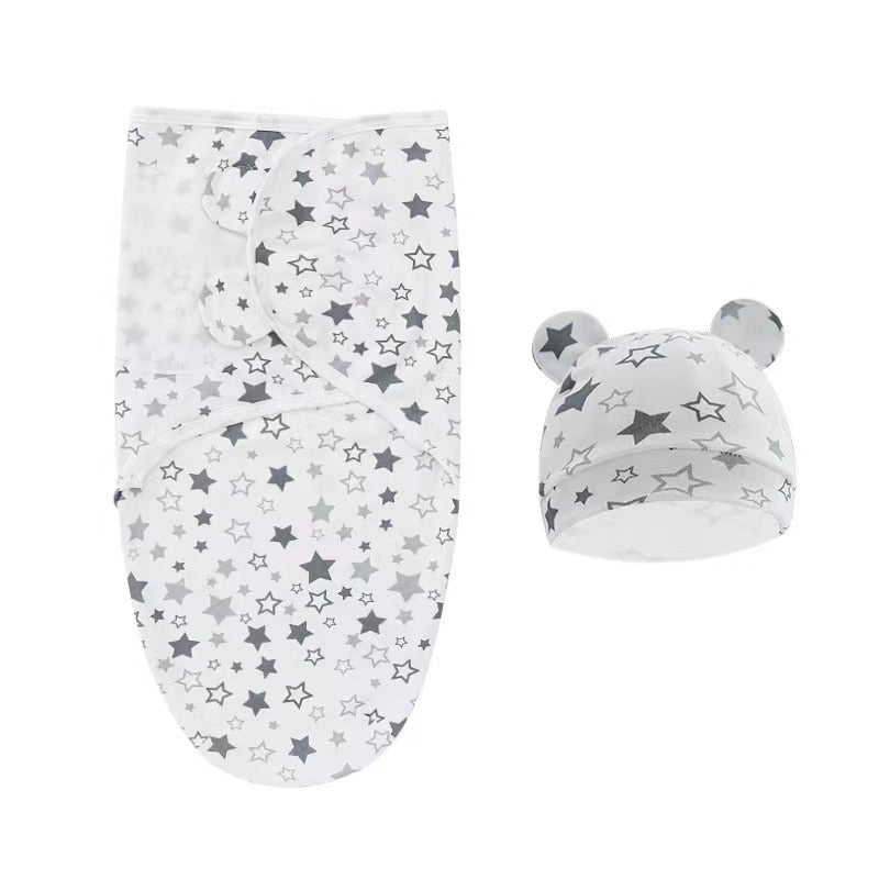 Babies Sleeping Bags Newborn Baby Cocoon Swaddle Wrap Envelope 100%Cotton 0-6 Months Baby Blanket Swaddling Wrap Sleepsack
