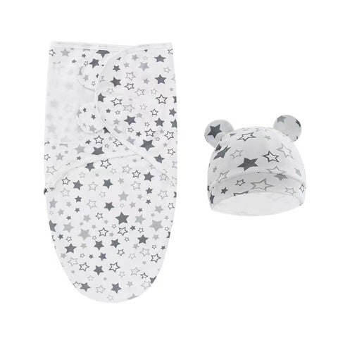 Babies Sleeping Bags Newborn Baby Cocoon Swaddle Wrap Envelope 100%Cotton 0-6 Months Baby Blanket Swaddling Wrap Sleepsack