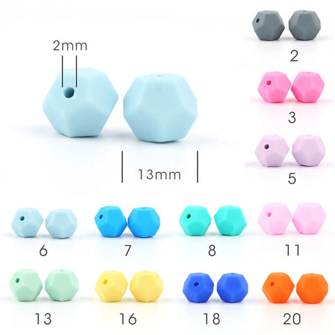 TYRY.HU 5pcs I Love Mom Dad Silicone Beads Baby Products Teething Toys For DIY Jewelry Making BPA Free Mordedor Silicone Beads