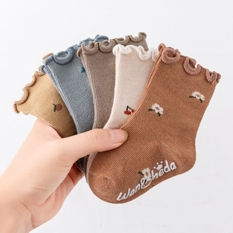 Baby Girls Socks Comfort Cotton Newborn Children Short Sock Kids Boy For 0-5 Years Child Clothes Accessories