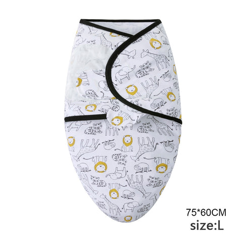 Babies Sleeping Bags Newborn Baby Cocoon Swaddle Wrap Envelope 100%Cotton 0-6 Months Baby Blanket Swaddling Wrap Sleepsack