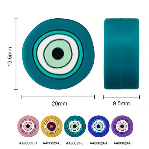 TYRY.HU 5pcs I Love Mom Dad Silicone Beads Baby Products Teething Toys For DIY Jewelry Making BPA Free Mordedor Silicone Beads