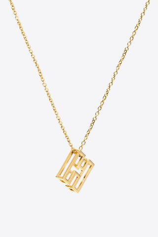 A to J Letter Pendant Nekclace